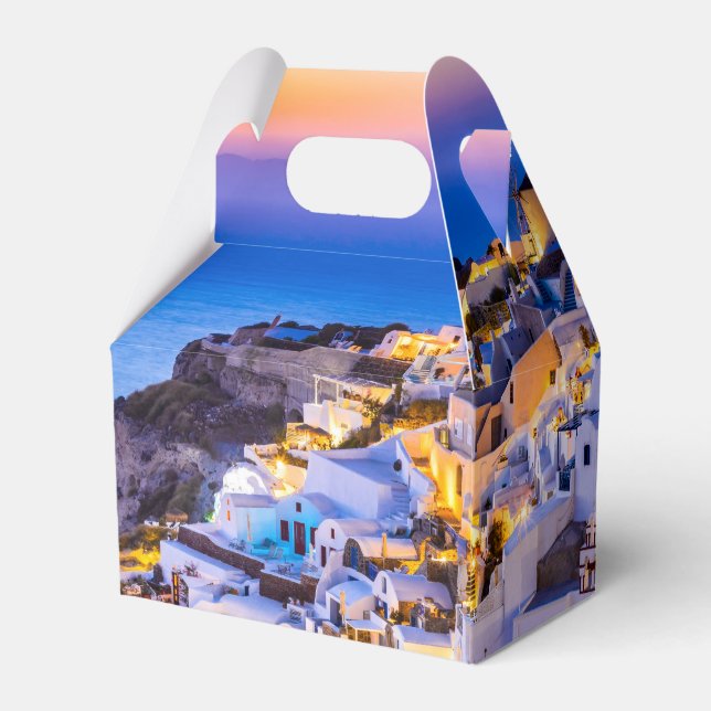 Caja Para Regalos Oia Santorini (Reverso)