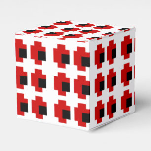Caja Para Regalos Ojos rojos fantasmagóricos de 8 bits