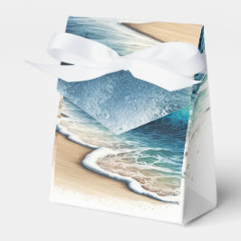 Caja Para Regalos Olas del océano rompiendo en la boda de la playa c