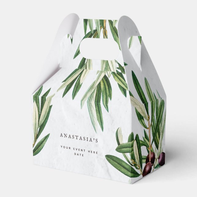 Caja Para Regalos Olive sale de la isla mediterránea griega (Front Side)