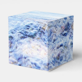 Caja Para Regalos Onda de agua azul