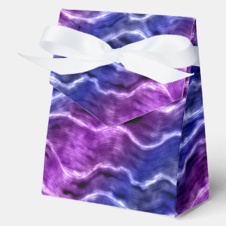 Caja Para Regalos ondas de tinta - gradiente púrpuras :