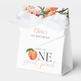 Caja Para Regalos One Sweet Peach 1st Birthday 