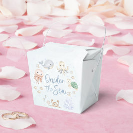 Caja Para Regalos Oneder The Sea Ocean Animals 1er cumpleaños