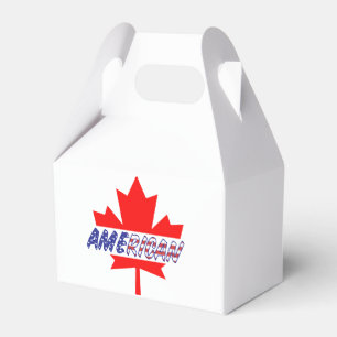 Caja Para Regalos Orgullo Canadiense Americano