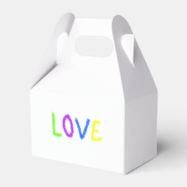 Caja Para Regalos Orgullo de amor arcoíris acuarela LGBTQ Junio mode