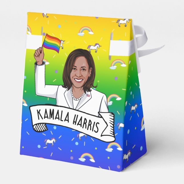 Caja Para Regalos Orgullo Kamala Harris (Reverso)