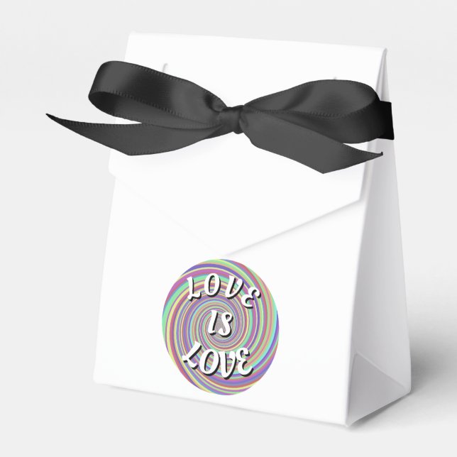 Caja Para Regalos Orgullo Love Is Love (Front Side)