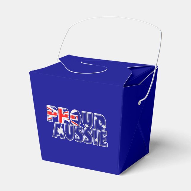 Caja Para Regalos orgulloso australiano (Front Side)