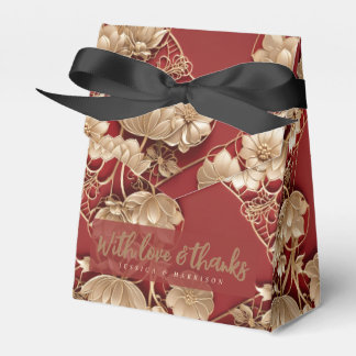 Caja Para Regalos Oriental Art Deco Florals | Custom