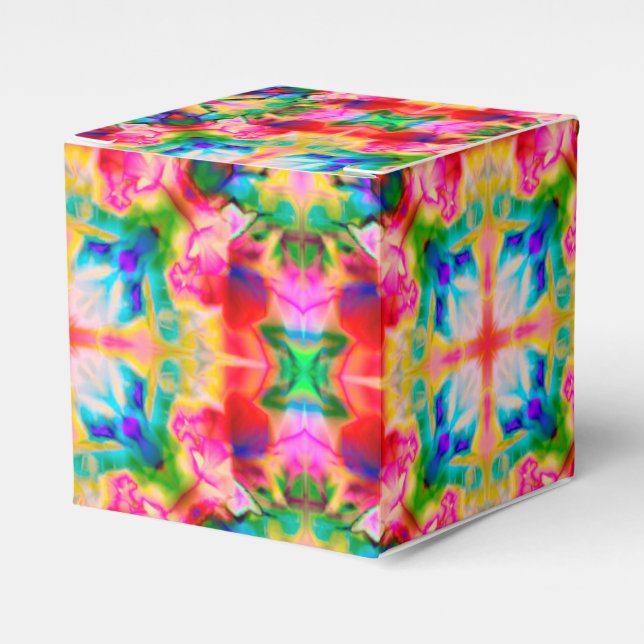 Caja Para Regalos Ornamento acuarela (Costado Anverso)
