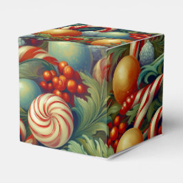 Caja Para Regalos Ornamento de navidad retro