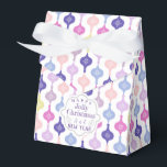 Caja Para Regalos Ornamento navideño moderno<br><div class="desc">Diseño Navidad moderno y colorido. Hacer a los Navidades coloridos y divertidos.</div>