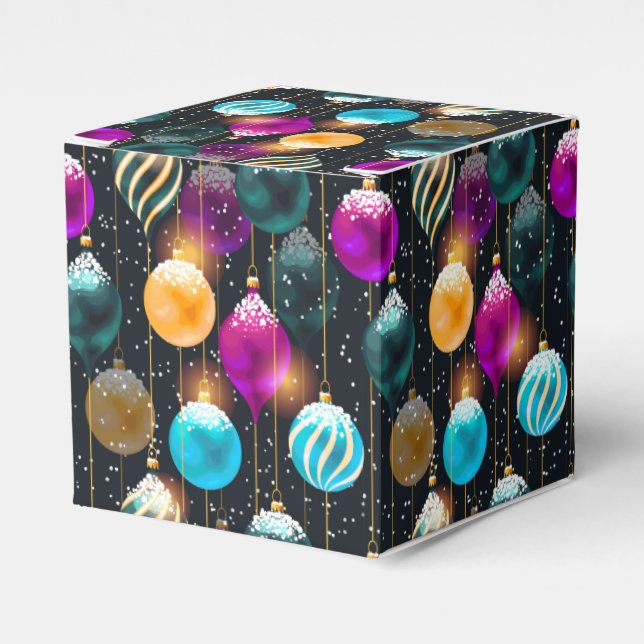 Caja Para Regalos Ornamentos de Navidad (Costado Anverso)