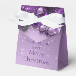 Caja Para Regalos Ornamentos de vacaciones de navidades - Púrpura