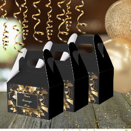 Caja Para Regalos Oro elegante personalizado