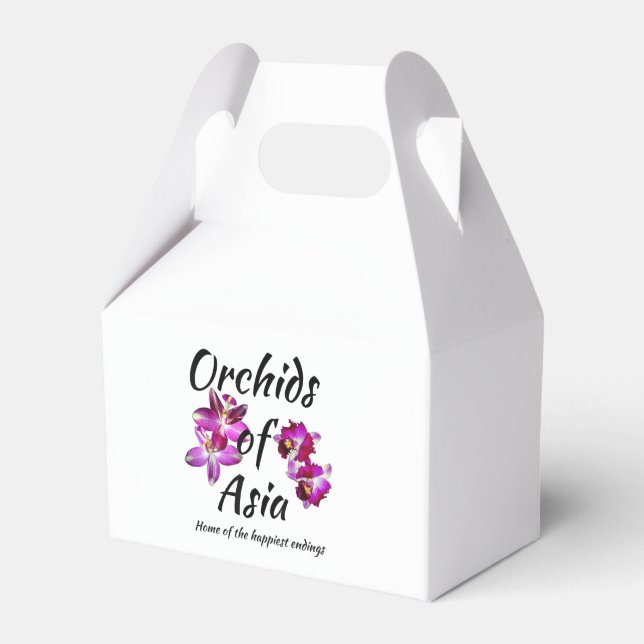 Caja Para Regalos Orquídeas de Asia (Front Side)