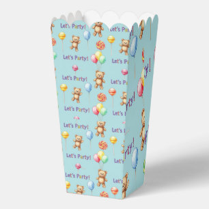 Caja Para Regalos Ositos de peluche, globos y caramelos de Natasha U