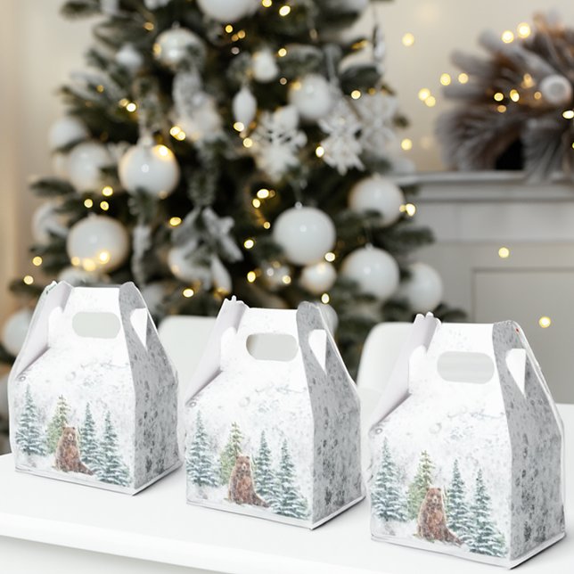 Caja Para Regalos Oso de bosque de bosque (Subido por el creador)