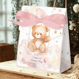 Caja Para Regalos Oso de peluche adorable cumpleaños 1