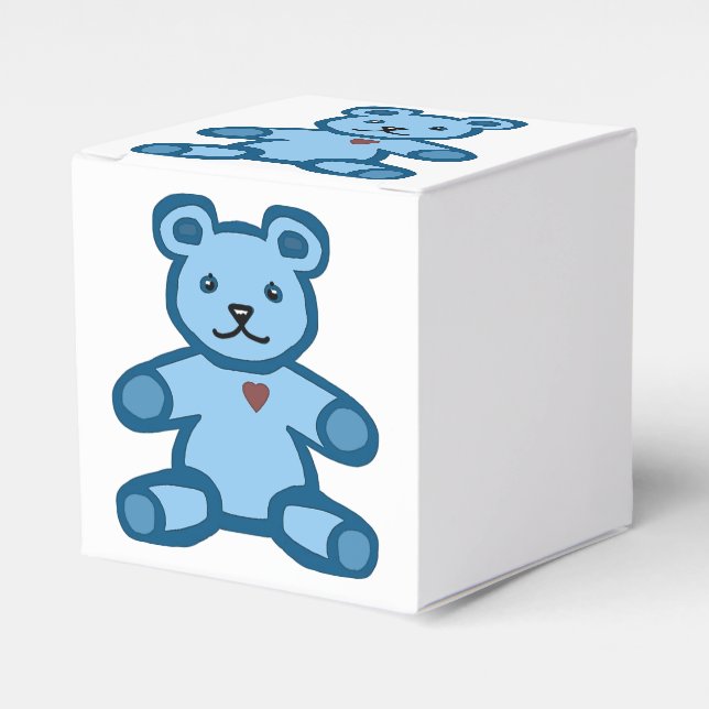 Caja Para Regalos Oso de peluche para niños (Costado Anverso)