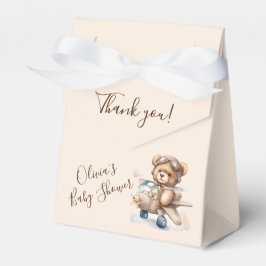 Caja Para Regalos Oso lindo Podemos esperar a Baby Shower