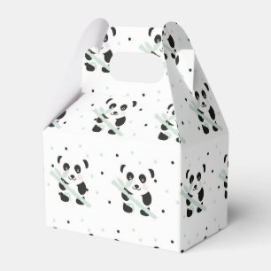 Caja Para Regalos Oso Panda