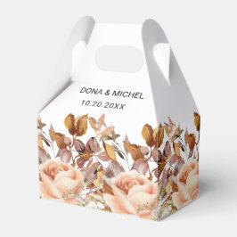 Caja Para Regalos Otoño deja al país ruso Boho Boda