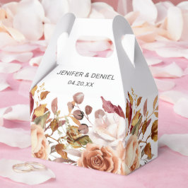 Caja Para Regalos Otoño deja al país ruso Boho Boda