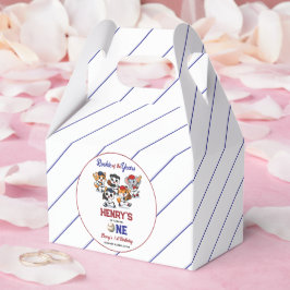 Caja Para Regalos Our Little Animals Baseball 1st Birthday Party