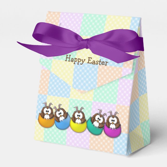 Caja Para Regalos Oveja de Pascua - arcoiris (Front Side)