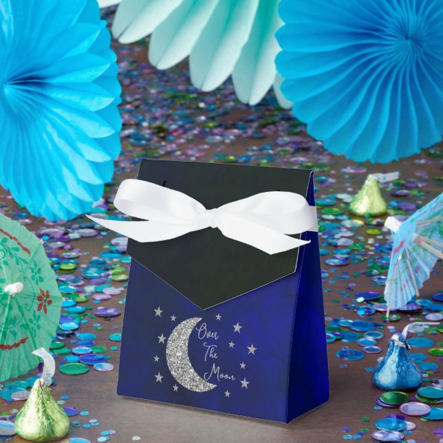 Caja Para Regalos Over The Moon Baby Shower (Fiesta)