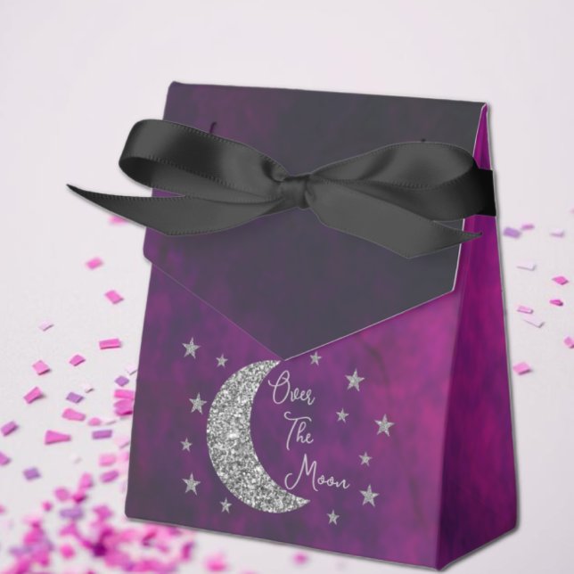 Caja Para Regalos Over The Moon Baby Shower (Subido por el creador)