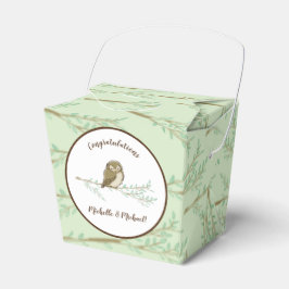 Caja Para Regalos Owl Woodland Animal Baby Shower