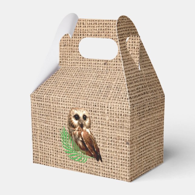 Caja Para Regalos Owl y Fern (Front Side)