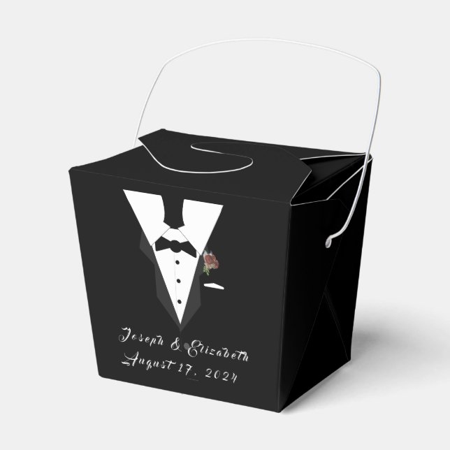 Caja Para Regalos Padrino de boda  (Front Side)