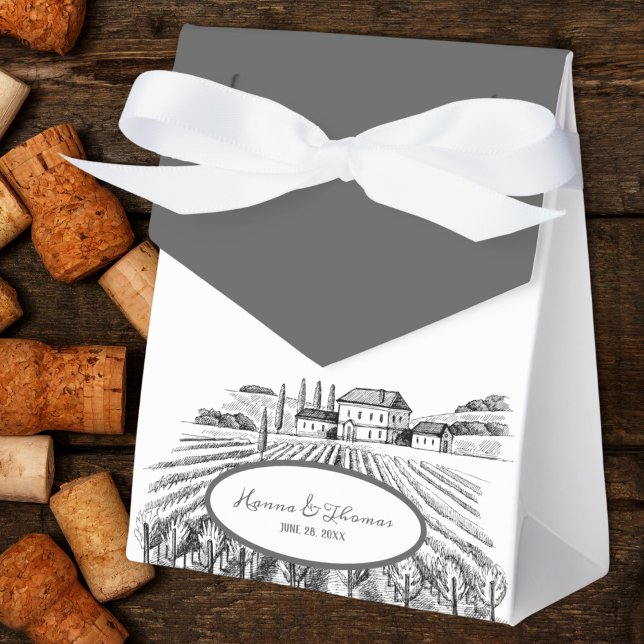 Caja Para Regalos País Casual Italia Viñero Boda Rústico (Subido por el creador)