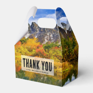 Caja Para Regalos Paisaje escénico Bosque y Montañas