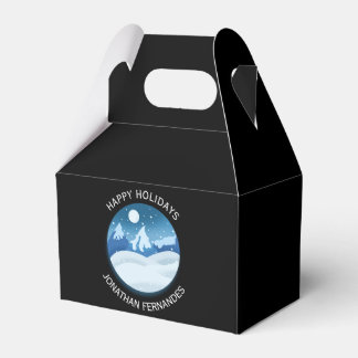 Caja Para Regalos Paisaje helado pacífico personalizado