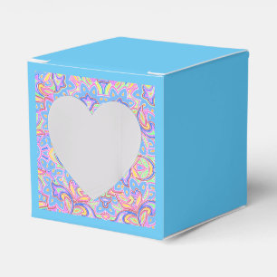 Caja Para Regalos Paisley Multi Personalized Favor Box