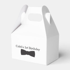 Caja Para Regalos Pajarita negra y blanca Smoking Favor de fiesta pa
