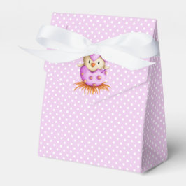 Caja Para Regalos Pájaro bebe simple gitano rosa