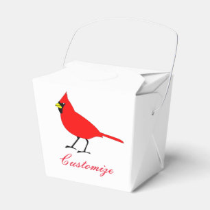 Caja Para Regalos Pájaro cardinal rojo Thunder_Cove