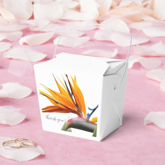 Caja Para Regalos Pájaro tropical de Paraíso Boda floral (Boda)