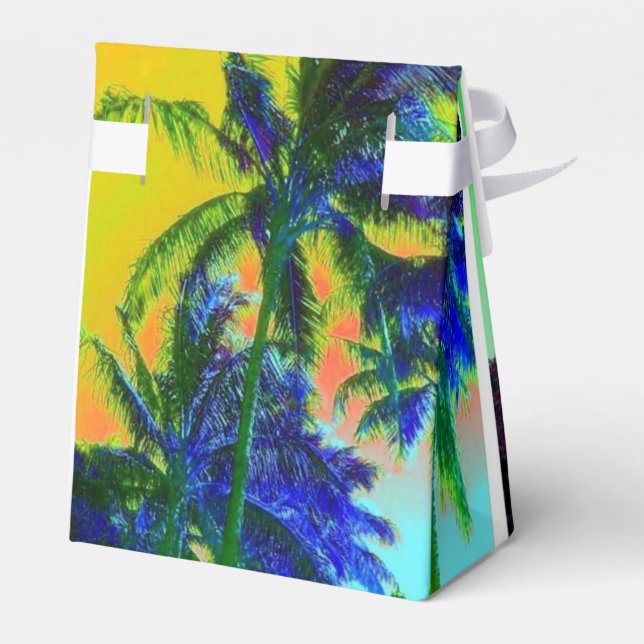 Caja Para Regalos Palm hawaiana (Reverso)