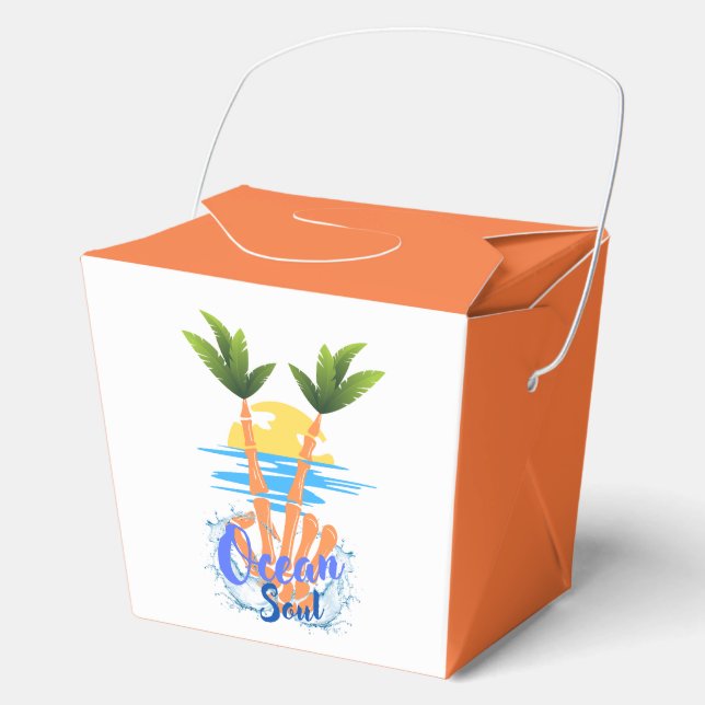 Caja Para Regalos Palm of the Ocean Soul (Anverso)