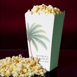 Caja Para Regalos Palm Tree Island Destination Green Wedding