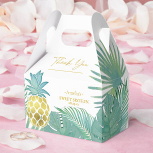 Caja Para Regalos Palmeras de piña tropical dulce 16 ID922