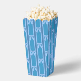 Caja Para Regalos Palomitas de arco azul divertido y elegante