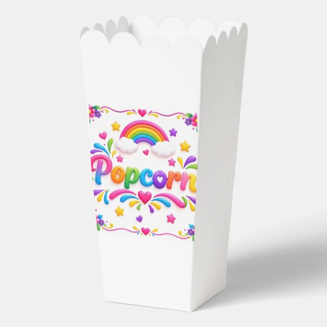 Caja Para Regalos Palomitas de maíz  (Anverso)